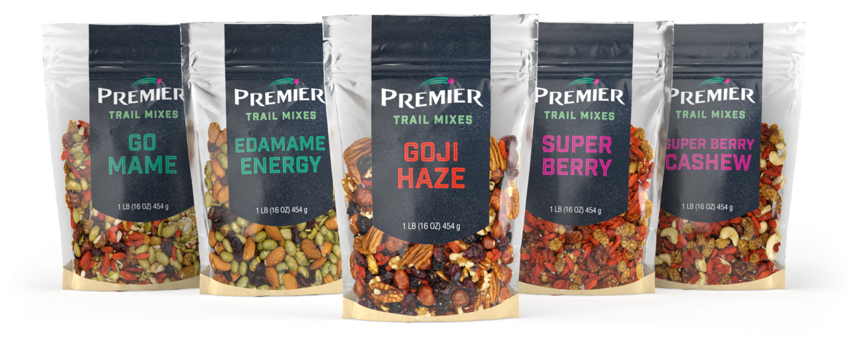 Premier Trail Mixes Packaging